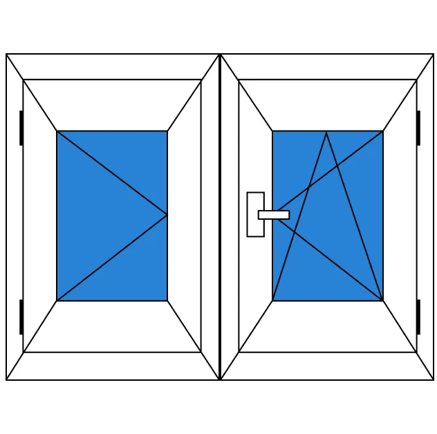 Ventanas/Puertas de Dos Hojas