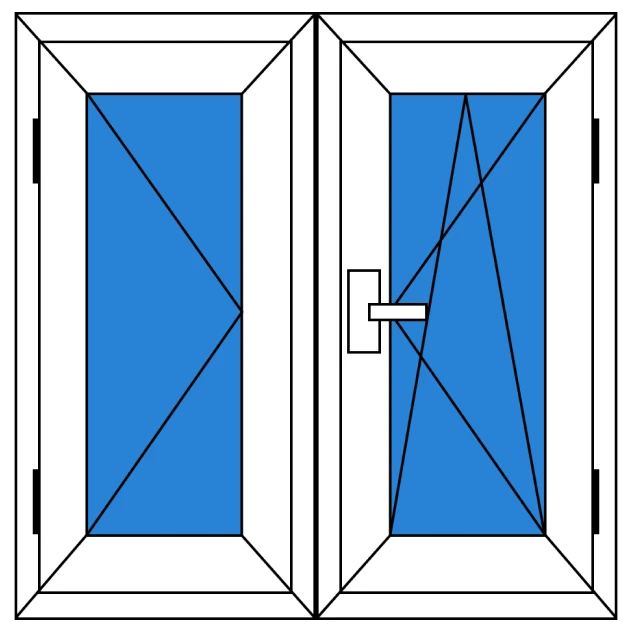 Ventanas/Puertas de Dos Hojas